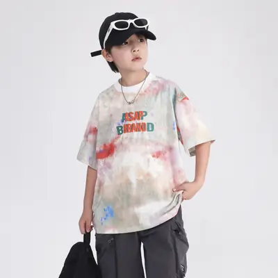 Boys Tie-Dye Short Sleeve T-Shirt 2026