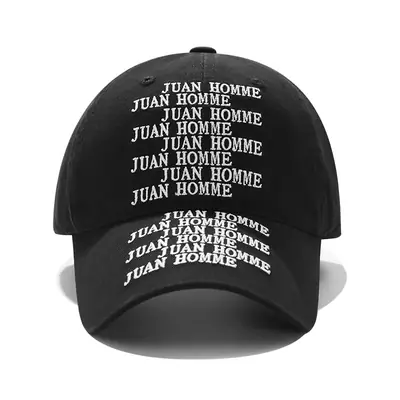 Juan Home Me Blue Baseball Cap with Multi-Letter Embroidery