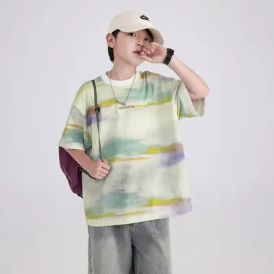 Boys Tie-Dye Short Sleeve T-Shirt 2026