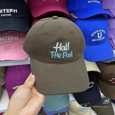 Women Baseball Cap with Letter Embroidery Winter Warm