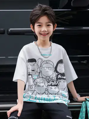 2025 Kids Printed T-Shirt Shorts Set Huzhou Zili