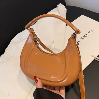 Crescent Bag Women's PVC Shoulder Crossbody 2025