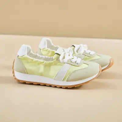 Women's Light Green Casual Sneakers 2025 New