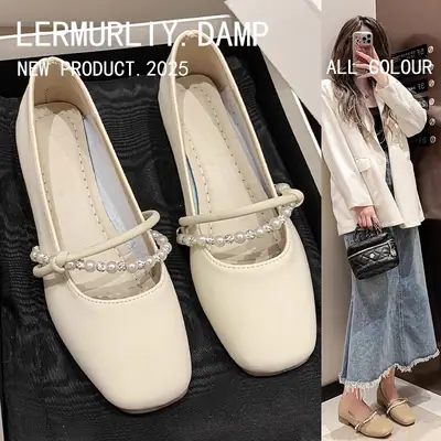 Mary Jane Fairy Skirt Small Leather Shoes for Women 2025