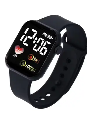 LED Electronic Watch Square Waterproof Digital Fashion Sports Men Women