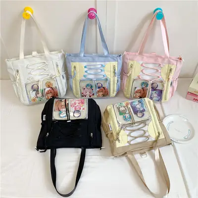 Transparent Shoulder Bag for Girls College Students