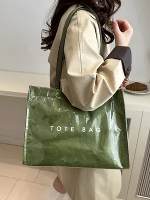 Green Waterproof Shoulder Bag for Women 2025