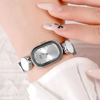 Goldie Irregular Oval Quartz Watch for Women