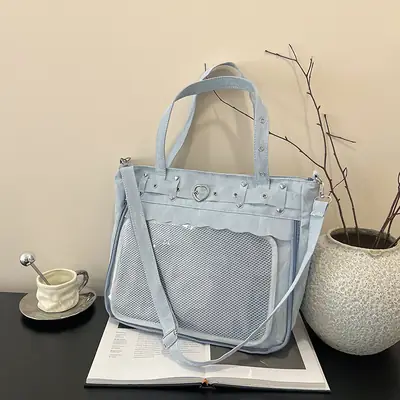 2025 Transparent Shoulder Crossbody Bag Large Capacity Stylish