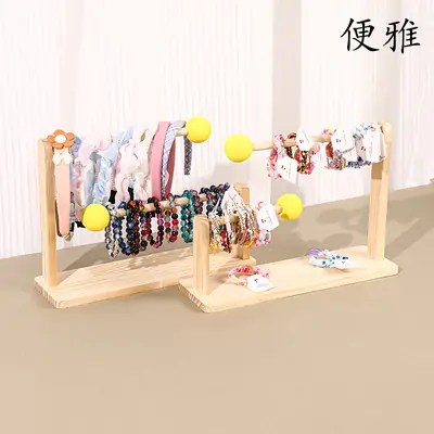Wooden Jewelry & Hair Accessories Display Rack