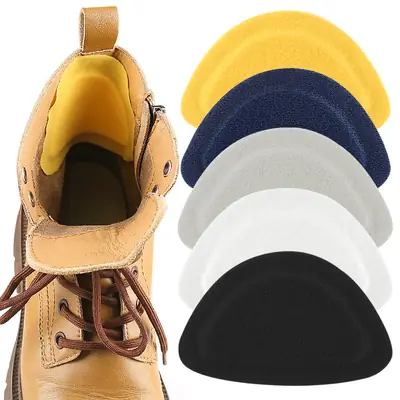 sneaker Anti-Wear Heel Sticker Shrink Code Anti-Defending Heel Pu Heel Repair Invisible Lens Adhesive Shoe Sticker Grey dark blue