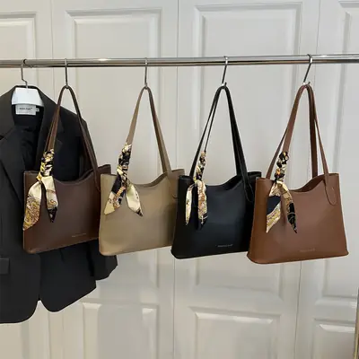Women's Silk Bow Handheld Tote Bags 2025 Summer