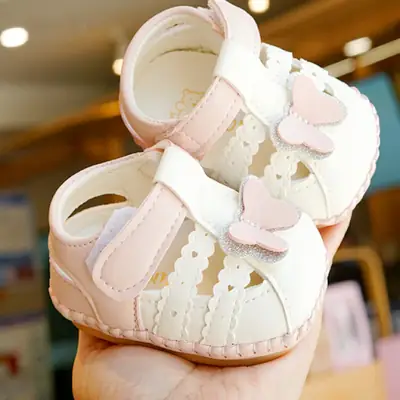 Baby Shoes Soft Sole Non-slip Summer New Sandals Beginner Baby Shoes 0-1 Year Old Toddler Shoes Breathable