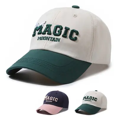 Magic Mountain Baseball Cap for Men Women Navy Pink