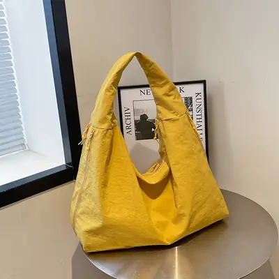 Women Large Red Canvas Tote Bag