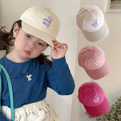 Pink Korean Ins Letter Girls Baseball Cap