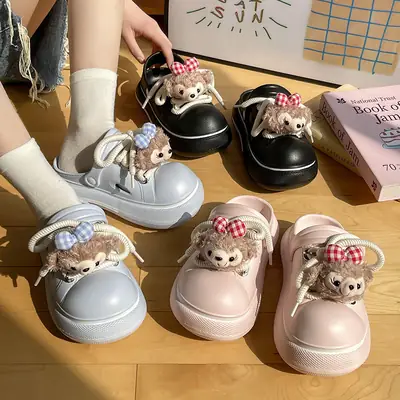 Cute Bear Hook Sandals for Girls 2025 Summer