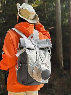 Cross-border Hiking Backpack 2025 Large Capacity Mesh Design