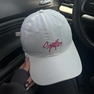 Women's Pink Embroidered Baseball Cap Spring Summer