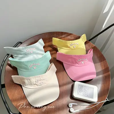 Baby Sun Visor Hat Mint Green Peaked Cap