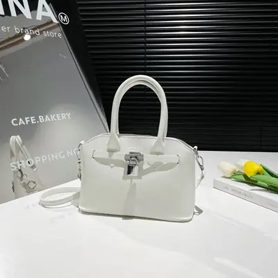 White Korean Style Shoulder Bag for Women
