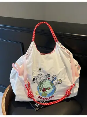 Cute Cartoon Armpit Bag for Girls Large Capacity Commuter Bag