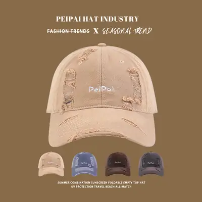 Rothly Hole Sunscreen Hat for Men Summer Casual All-match