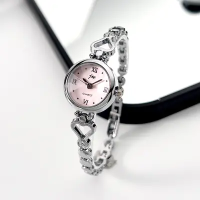 Jingwei Love Bracelet Watch Rose Gold Student Fashion