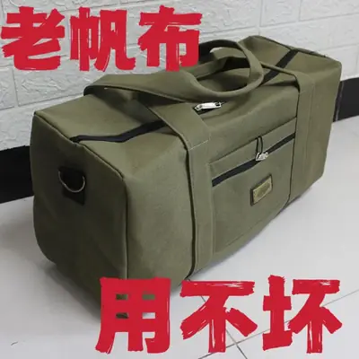 Large Canvas Shoulder Bag for Travel & Work