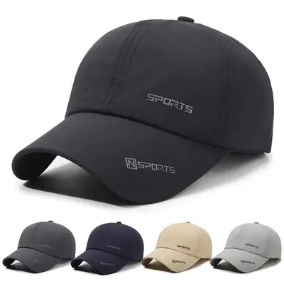 Men Black Duck Baseball Cap Waterproof Sports