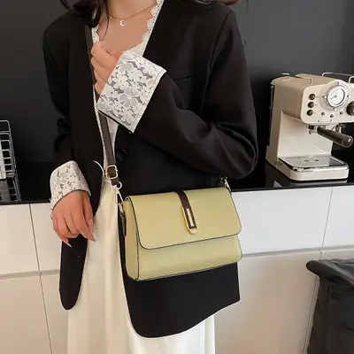 Soft Leather Square Bag for Women 2025 Summer