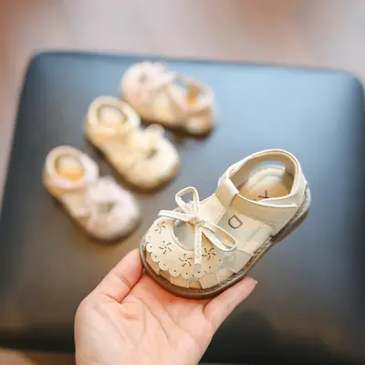 Baby sandals boys and girls princess shoes soft soled toddler shoes 2025 summer new baby shoes 1 a 2-3 years old