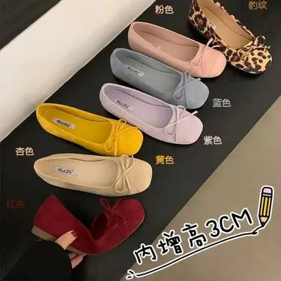 Vintage Butterfly Mary Jane Shoes for Women Spring Dress Slip-on Ballet