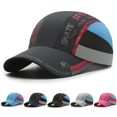 Men Satire Competition Sports Cap Blue Pink