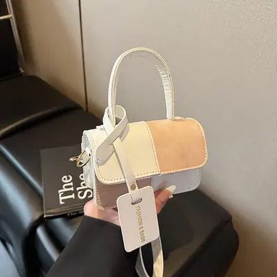 Trendy Patchwork Shoulder Crossbody Bag 2025 Summer