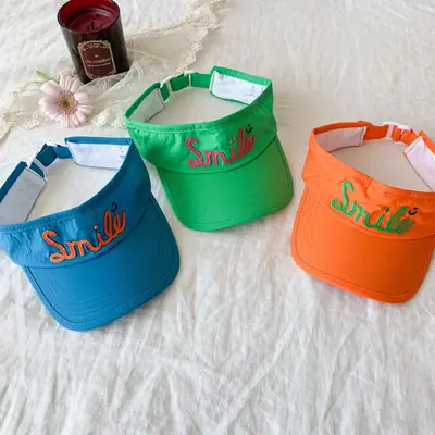 Orange Sun Hat for Girls Summer 2025