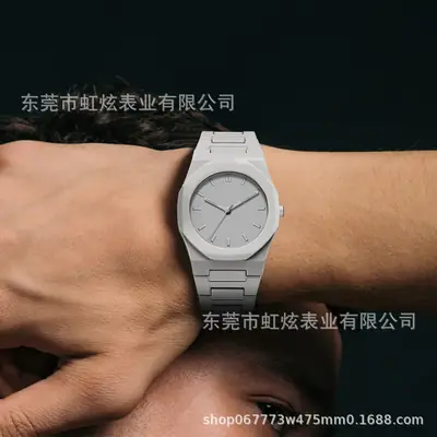 Cross-Border Plastic Watch for Men Women Quartz Classic Style
