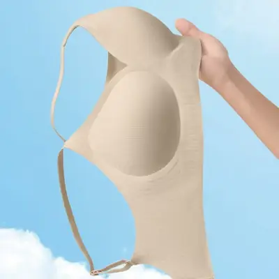 Wireless Seamless Jelly Strip Push-Up Bra for Women
