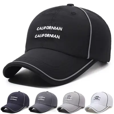 Gray Travel Caliber Man Baseball Cap for Men Summer