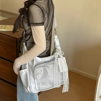 Transparent Crossbody Bag for Women Large Capacity
