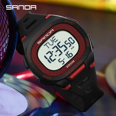 Sanda Blue Digital Counting Watch for Kids