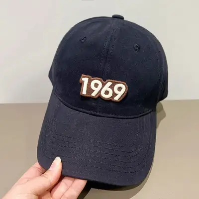 Women's Pink 1969 Baseball Cap with Lettering