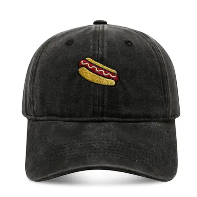 Women Vintage Hot Dog Cap Small Face-Slimming