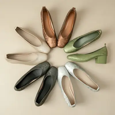 2025 Women's Square Toe Granny Flats with Soft Sole
