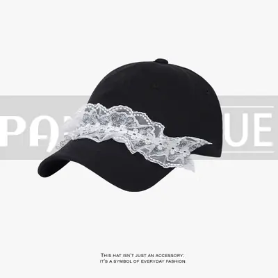 Lace Baseball Cap for Women Summer Fresh Duckbill Hat