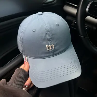 Women's Letter Embroidered Baseball Cap Mint Green Spring Summer