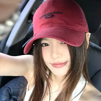 Purple Retro Korean Embroidered Cap for Women & Men