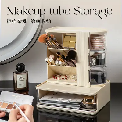 Makeup Brush & Eyebrow Storage Rack Large Capacity