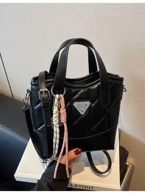 Black Crossbody Bag for Women 2026 New French Style