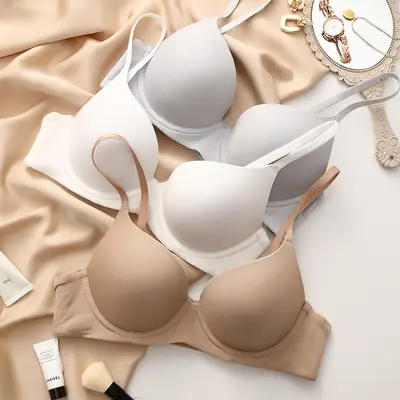 One-Piece Push-Up Soft Underwire Anti-Sagging Bra for Women with Large Busts, Minimizing Bra for Summer, Seamless and Beautiful Back Design